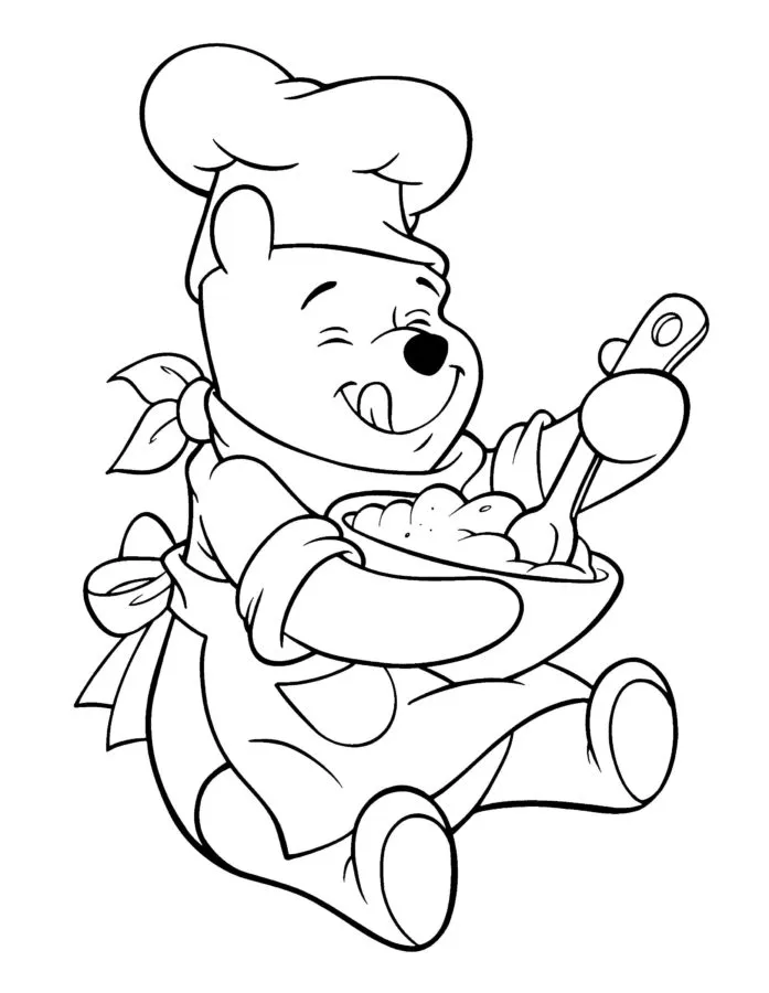 Dibujos para colorear e imprimir Winnie The Pooh