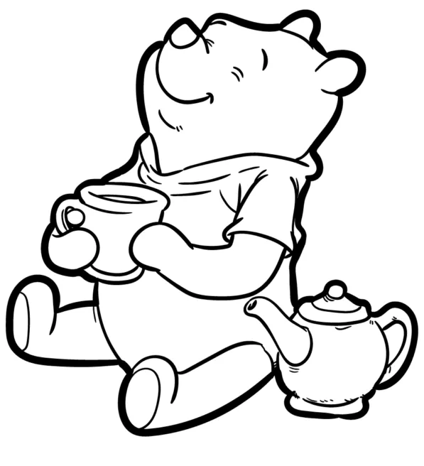 Dibujos para colorear e imprimir Winnie The Pooh