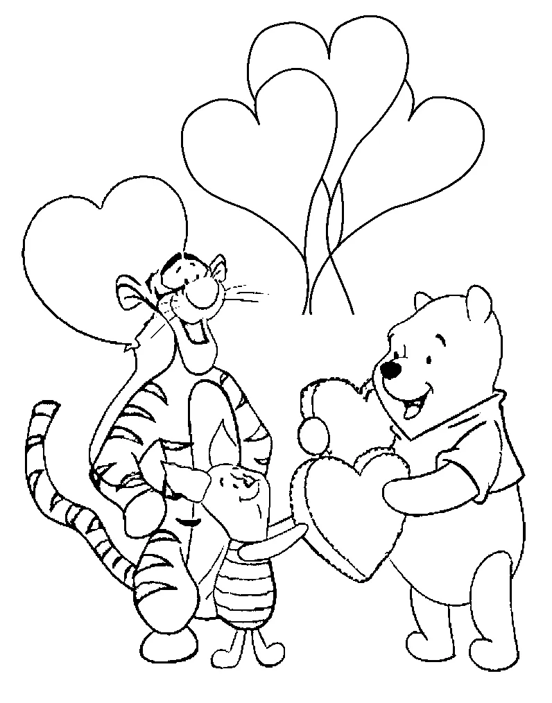 Dibujos para colorear e imprimir Winnie The Pooh