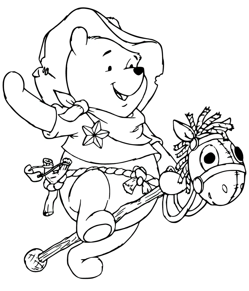 Dibujos para colorear e imprimir Winnie The Pooh