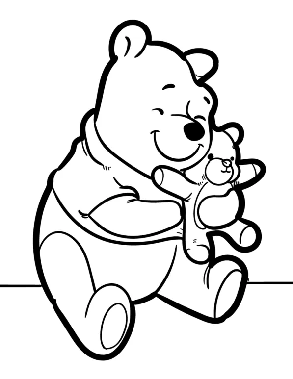 Dibujos para colorear e imprimir Winnie The Pooh