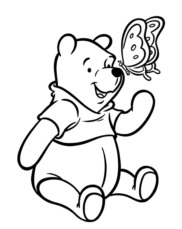 Dibujos para colorear e imprimir Winnie The Pooh