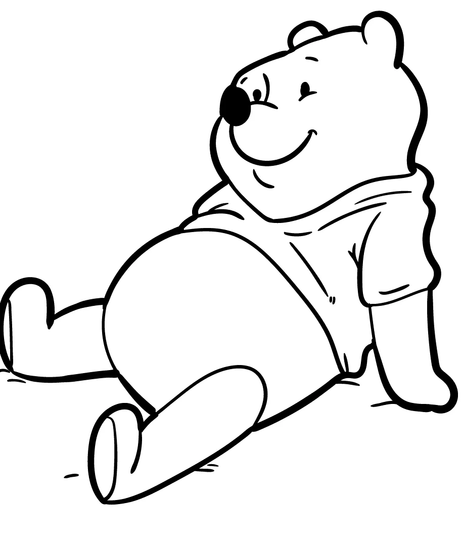 Dibujos para colorear e imprimir Winnie The Pooh