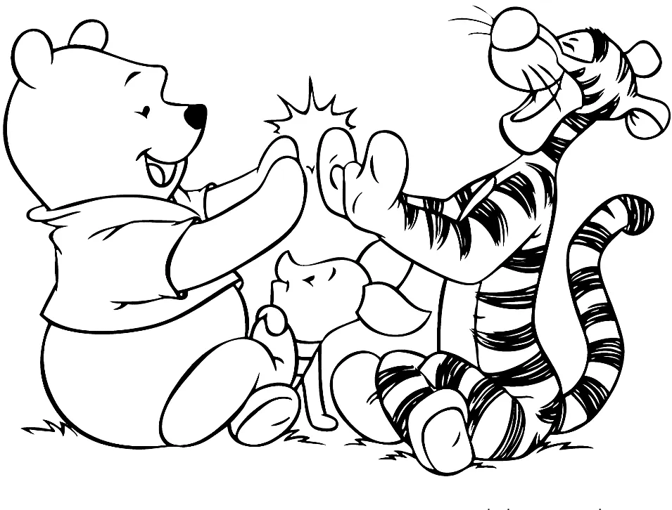 Dibujos para colorear e imprimir Winnie The Pooh