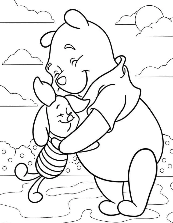 Dibujos para colorear e imprimir Winnie The Pooh