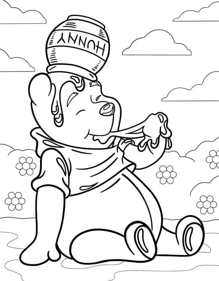 Dibujos para colorear e imprimir Winnie The Pooh