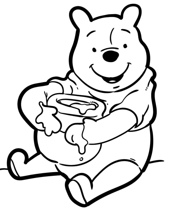 Dibujos para colorear e imprimir Winnie The Pooh