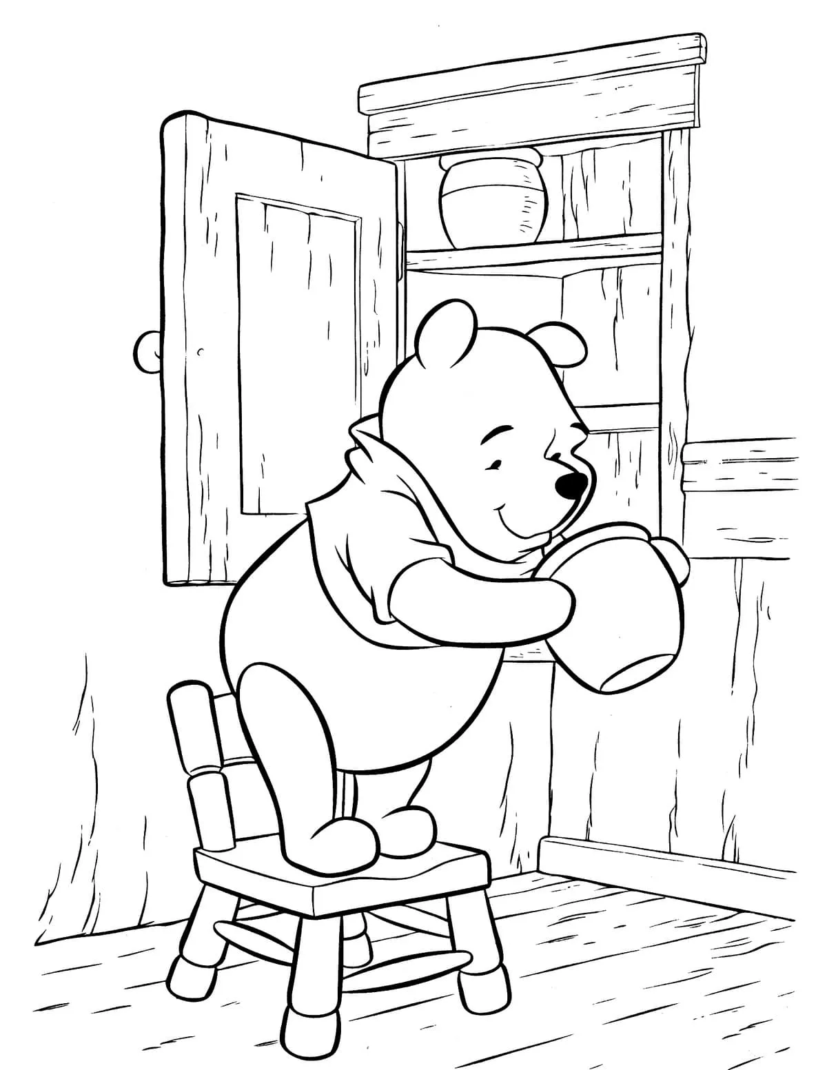 Dibujos para colorear e imprimir Winnie The Pooh