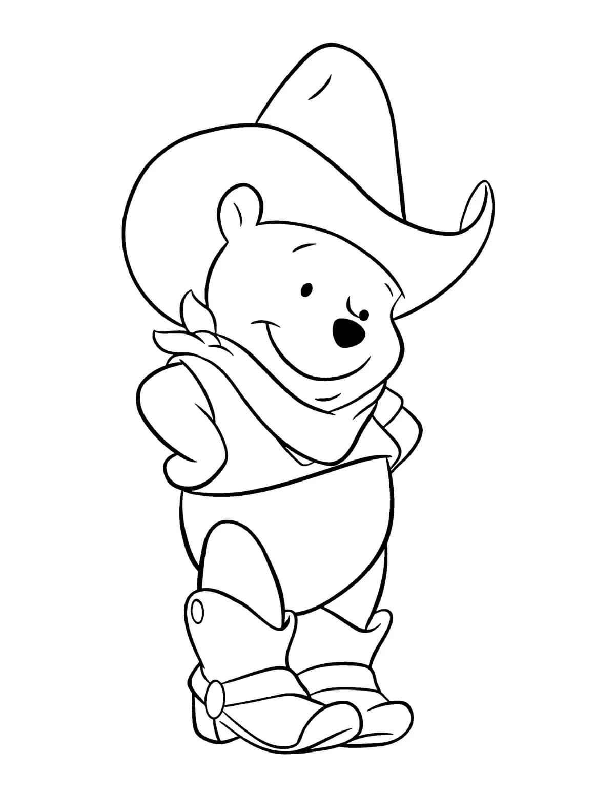 Dibujos para colorear e imprimir Winnie The Pooh