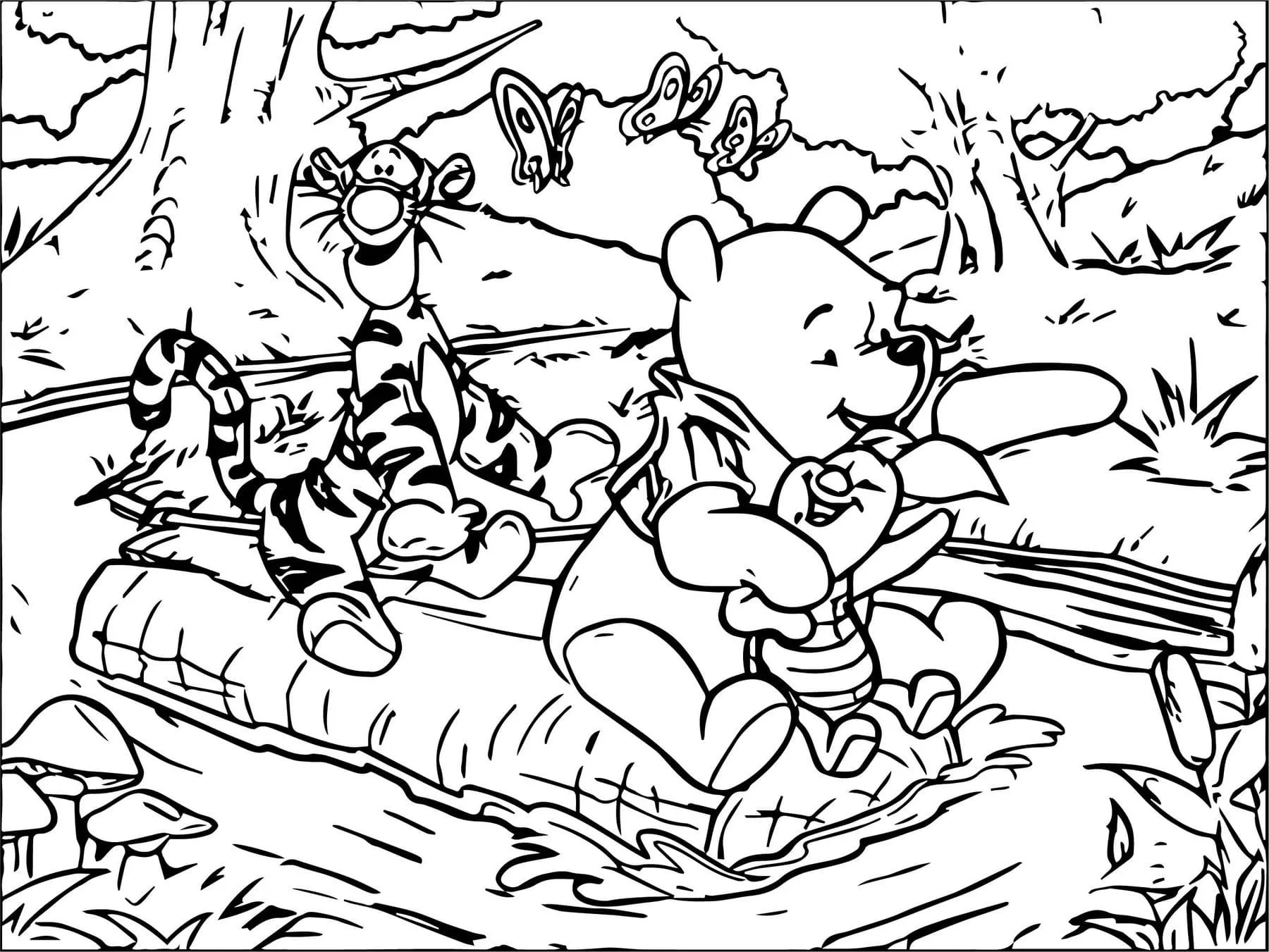 Dibujos para colorear e imprimir Winnie The Pooh