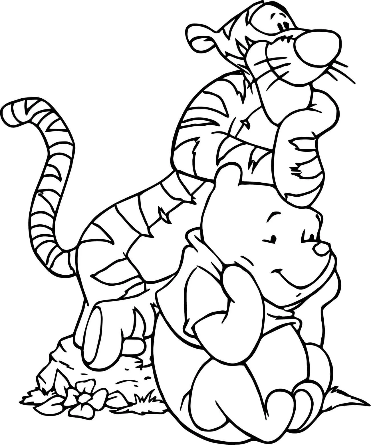 Dibujos para colorear e imprimir Winnie The Pooh