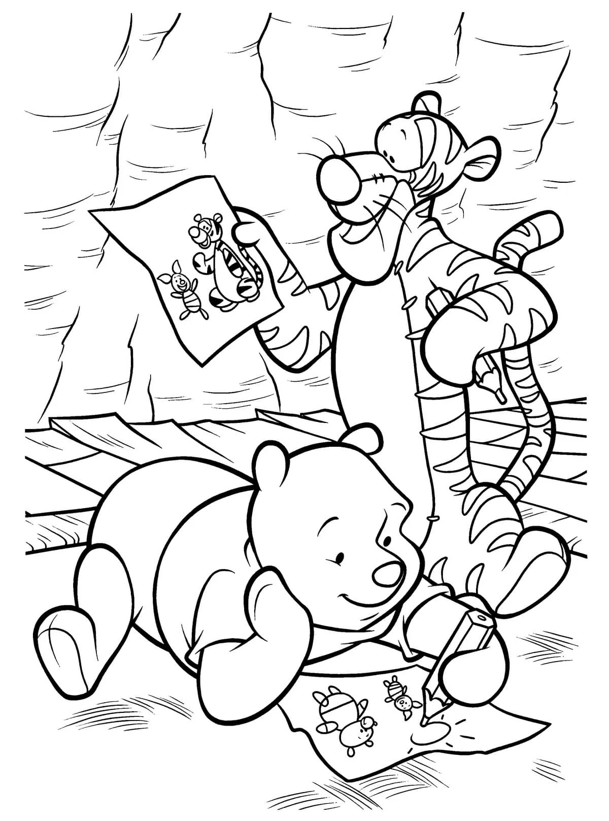 Dibujos para colorear e imprimir Winnie The Pooh