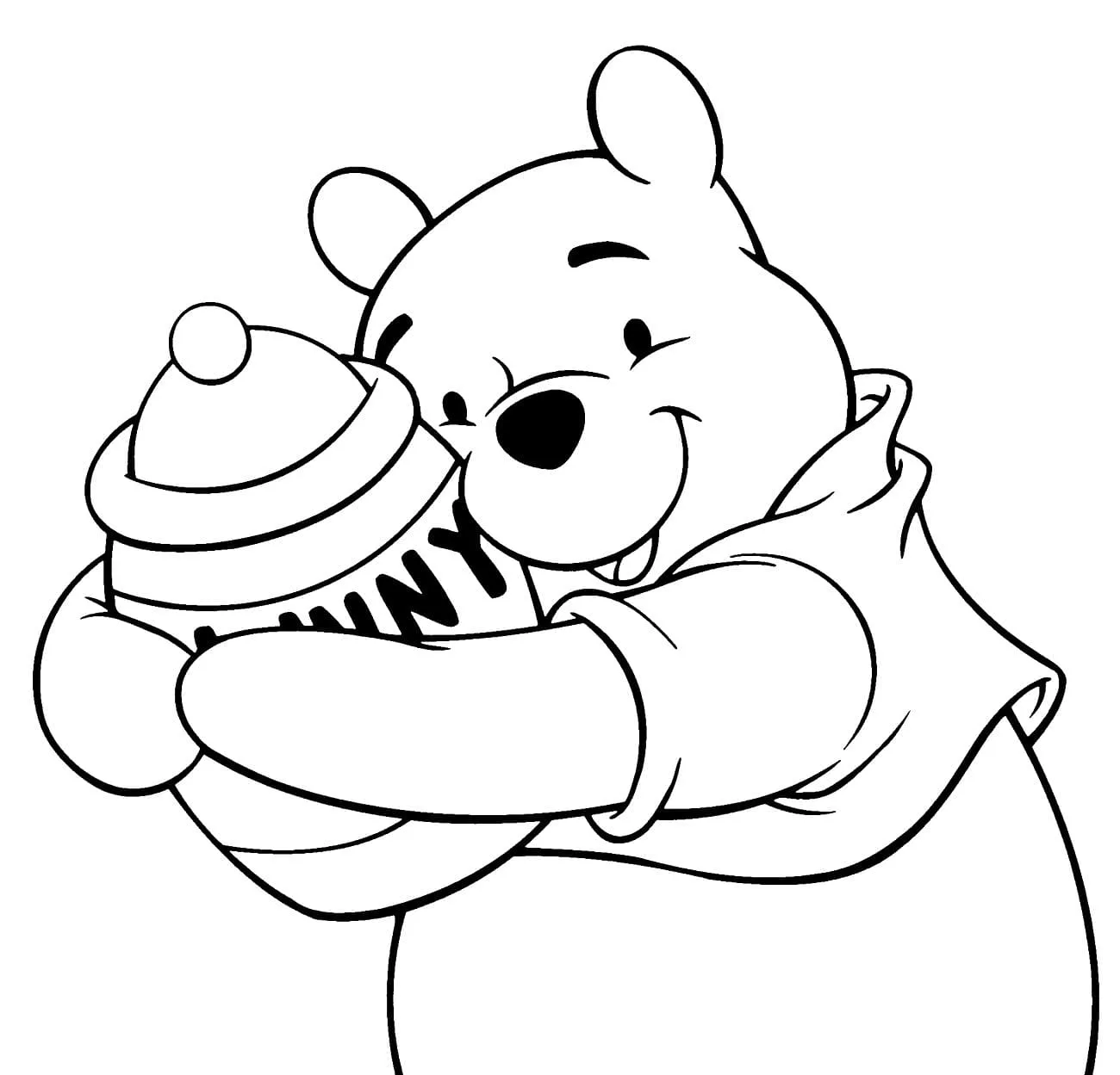 Dibujos para colorear e imprimir Winnie The Pooh