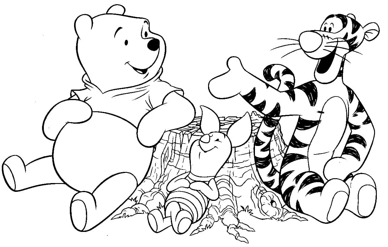 Dibujos para colorear e imprimir Winnie The Pooh