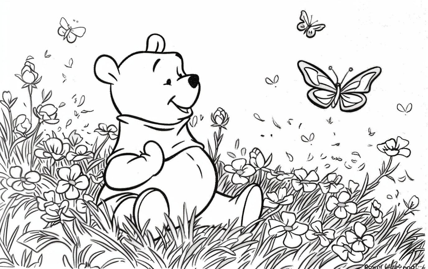 Dibujos para colorear e imprimir Winnie The Pooh