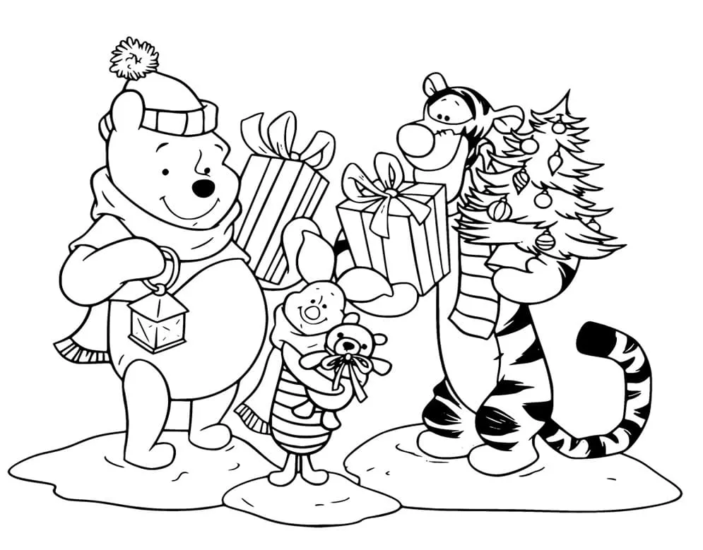 Dibujos para colorear e imprimir Winnie The Pooh