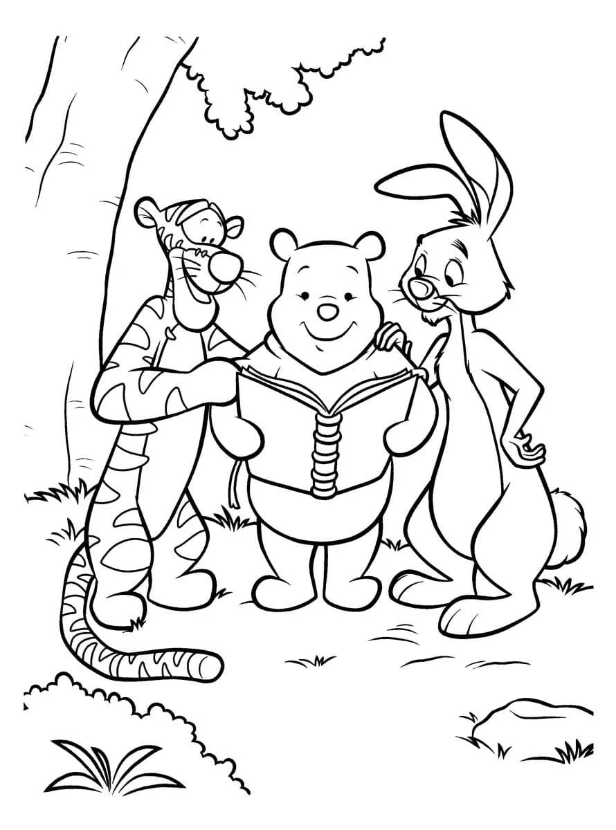 Dibujos para colorear e imprimir Winnie The Pooh