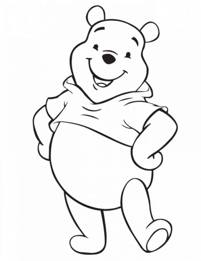 Dibujos para colorear e imprimir Winnie The Pooh