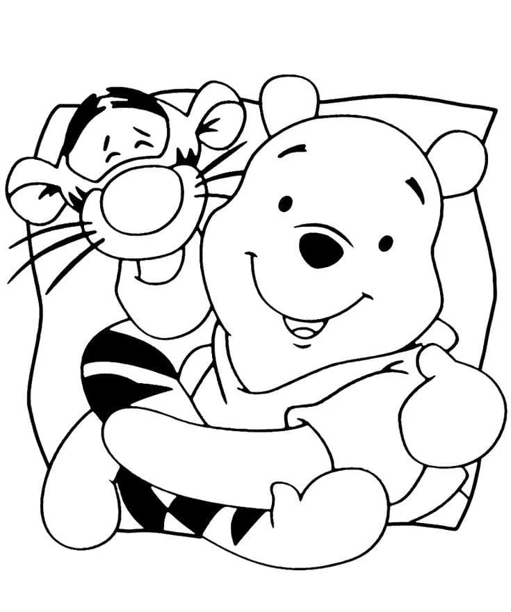 Dibujos para colorear e imprimir Winnie The Pooh