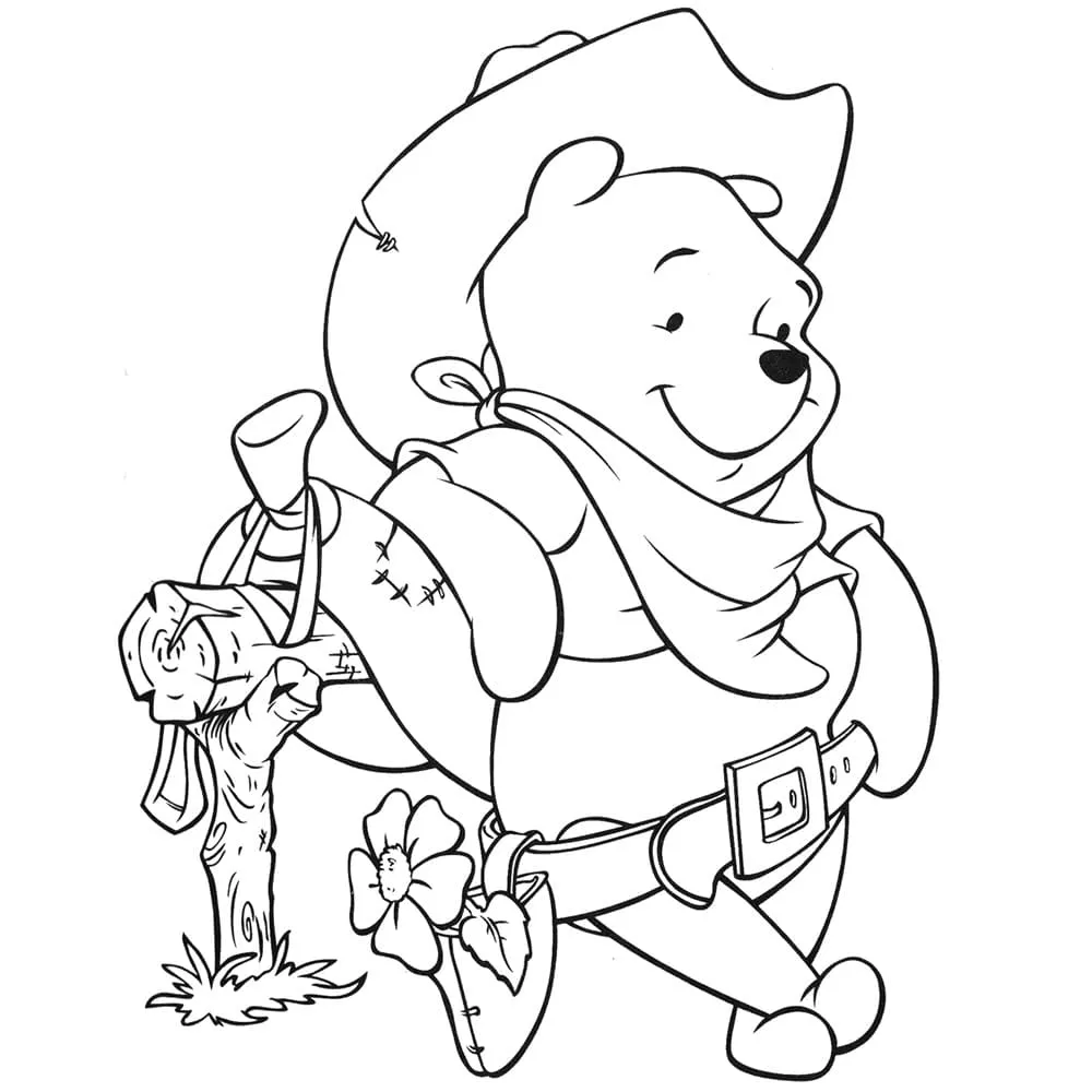 Dibujos para colorear e imprimir Winnie The Pooh