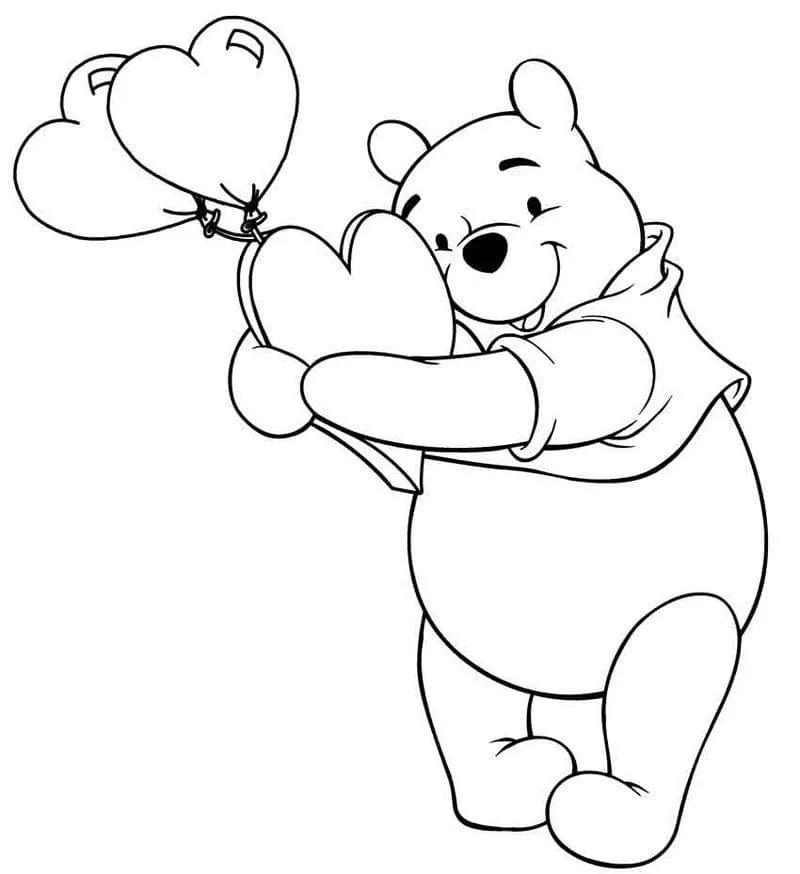 Dibujos para colorear e imprimir Winnie The Pooh