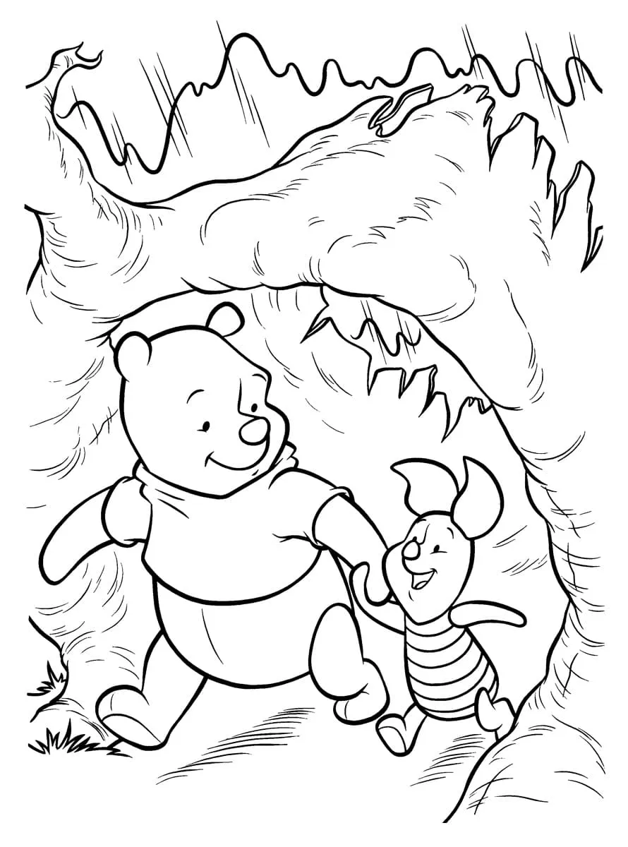 Dibujos para colorear e imprimir Winnie The Pooh