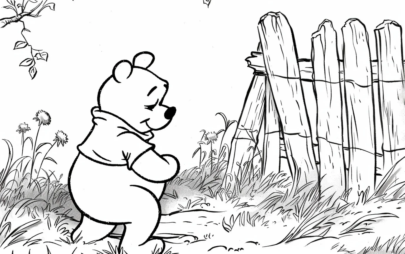 Dibujos para colorear e imprimir Winnie The Pooh