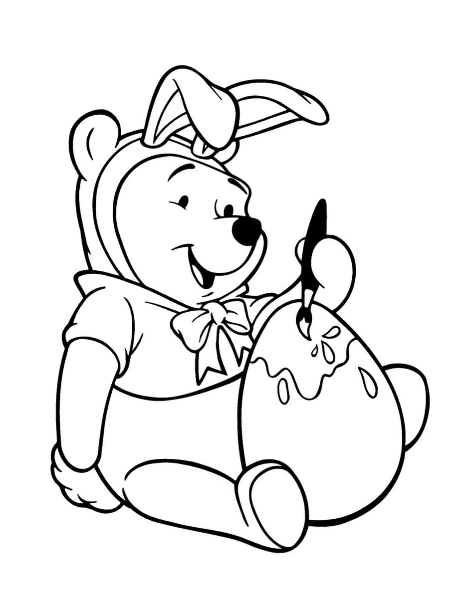 Dibujos para colorear e imprimir Winnie The Pooh