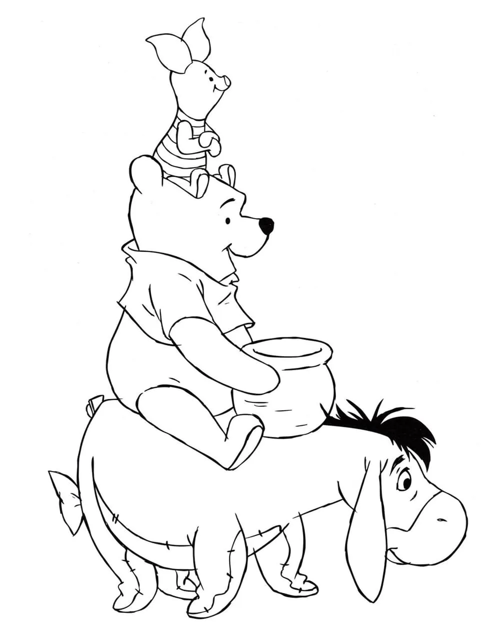 Dibujos para colorear e imprimir Winnie The Pooh