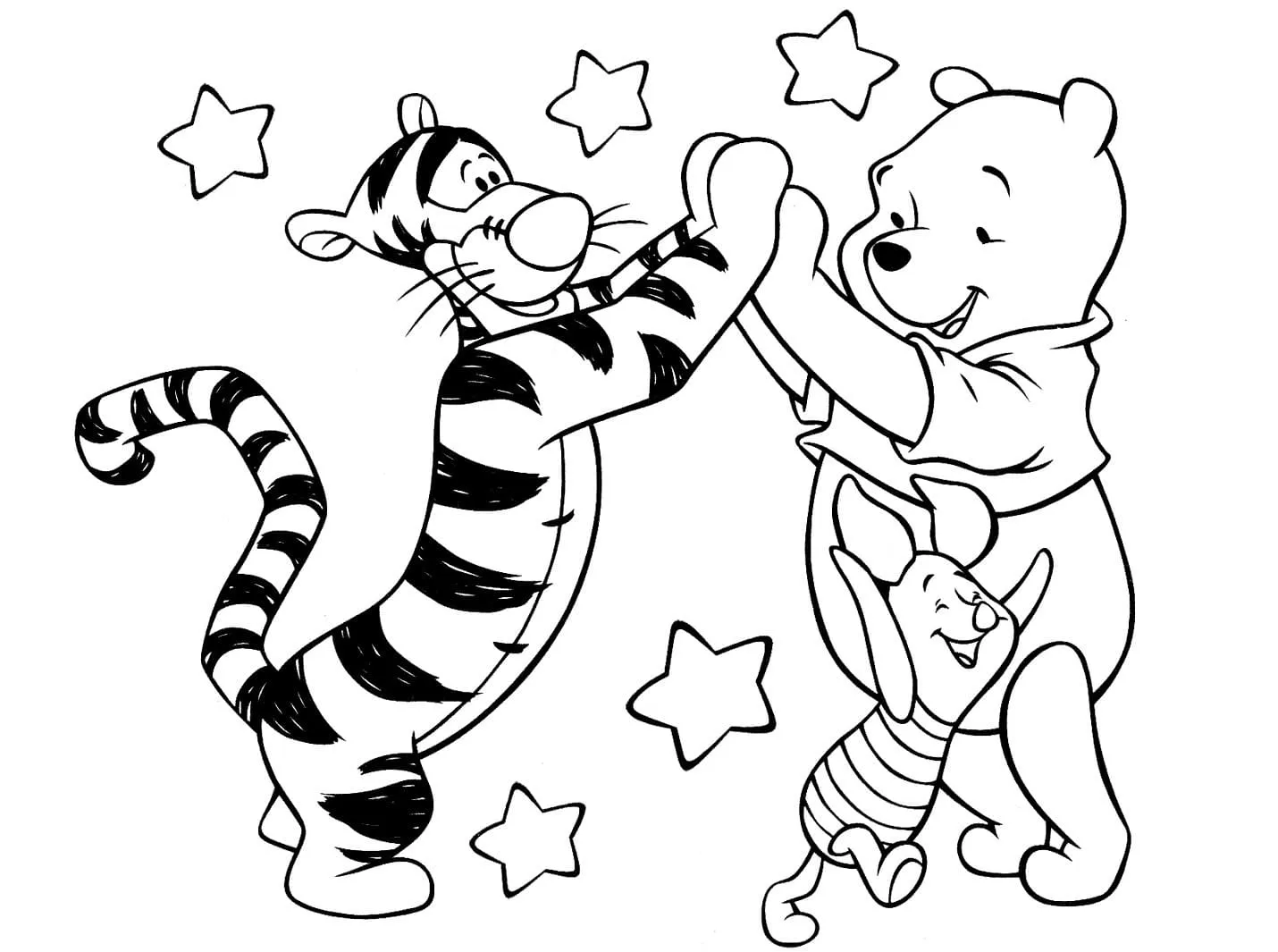 Dibujos para colorear e imprimir Winnie The Pooh