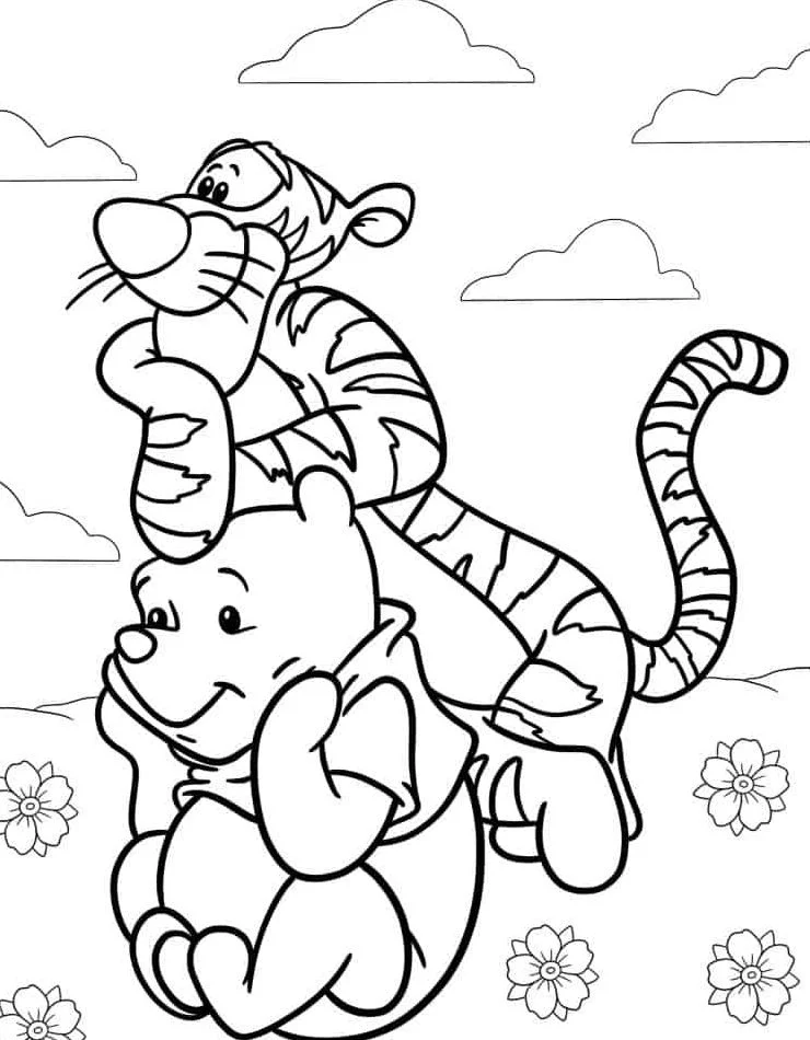 Dibujos para colorear e imprimir Winnie The Pooh