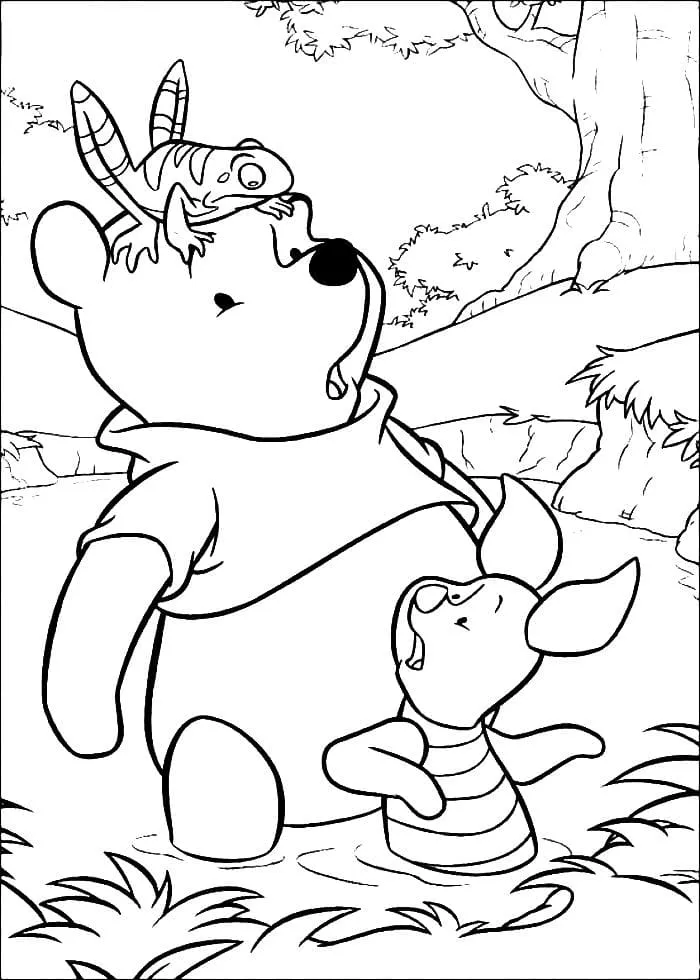 Dibujos para colorear e imprimir Winnie The Pooh