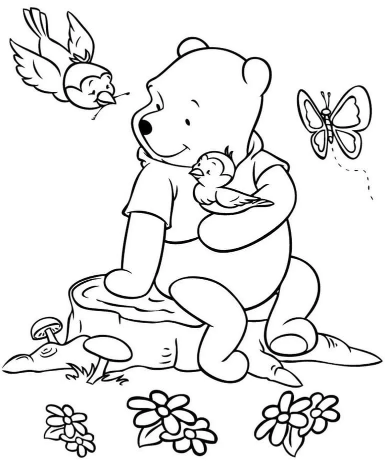 Dibujos para colorear e imprimir Winnie The Pooh