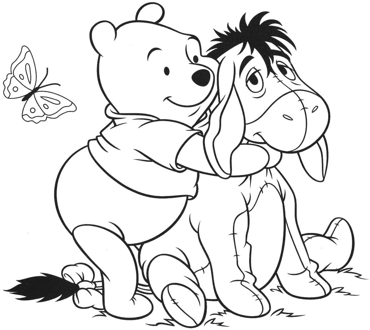 Dibujos para colorear e imprimir Winnie The Pooh