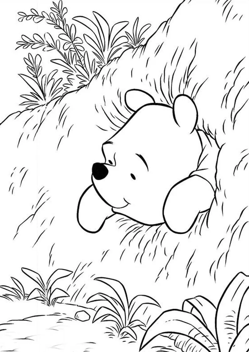 Dibujos para colorear e imprimir Winnie The Pooh