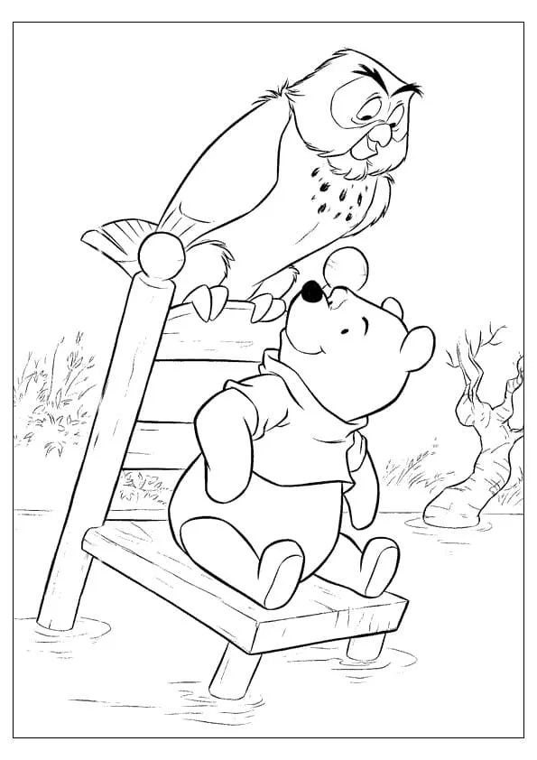 Dibujos para colorear e imprimir Winnie The Pooh