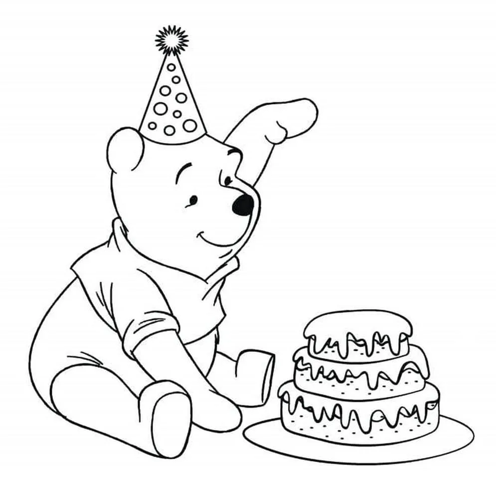 Dibujos para colorear e imprimir Winnie The Pooh