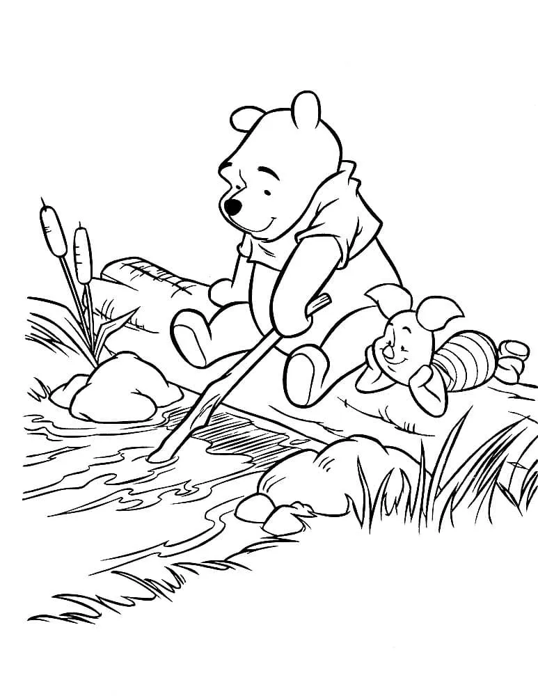 Dibujos para colorear e imprimir Winnie The Pooh