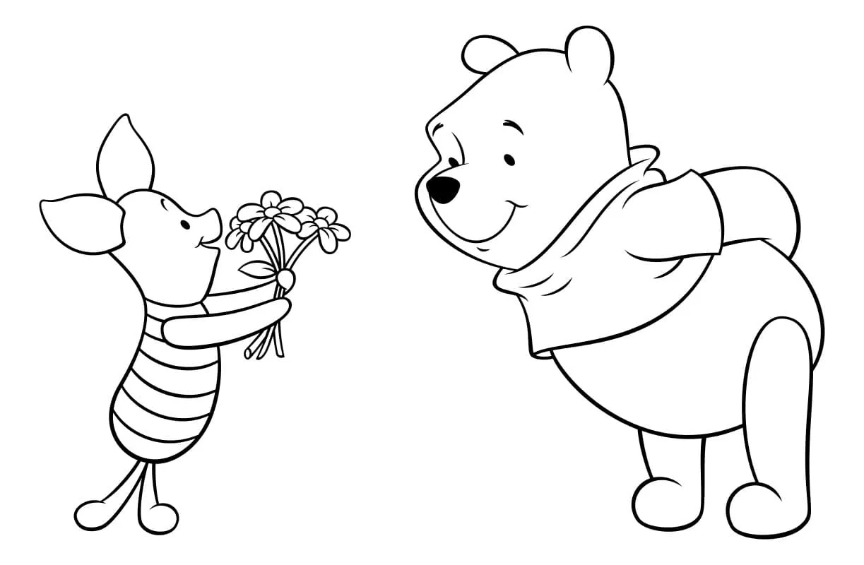 Dibujos para colorear e imprimir Winnie The Pooh