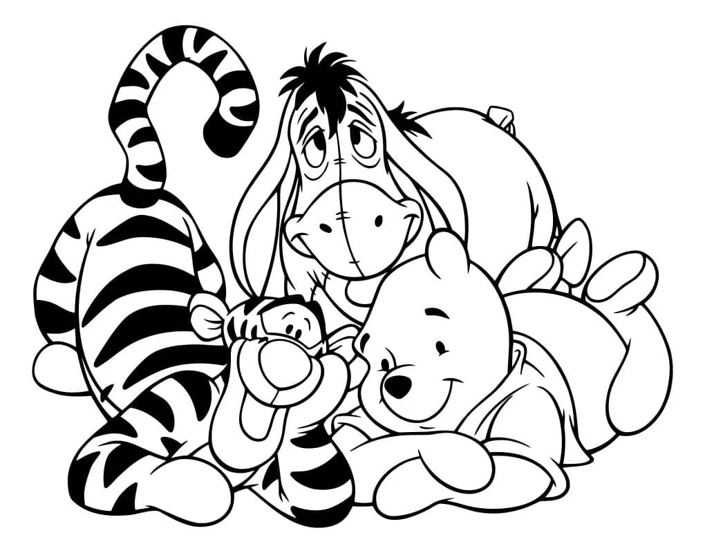 Dibujos para colorear e imprimir Winnie The Pooh