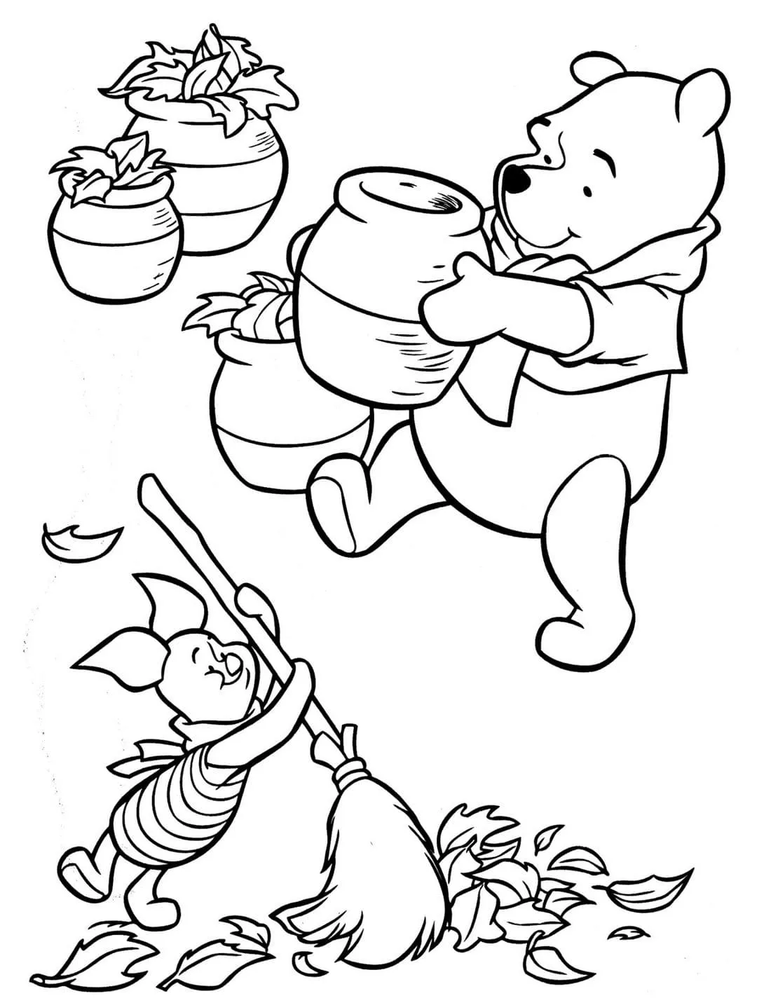 Dibujos para colorear e imprimir Winnie The Pooh