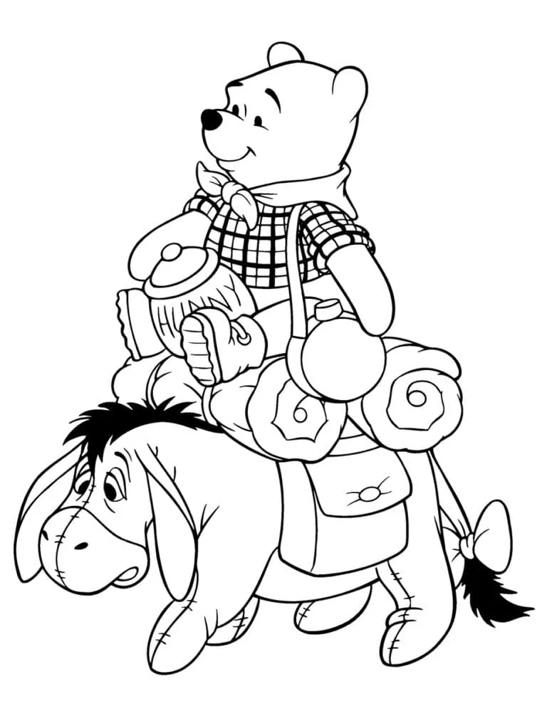 Dibujos para colorear e imprimir Winnie The Pooh