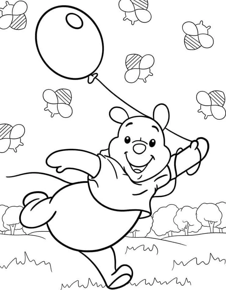 Dibujos para colorear e imprimir Winnie The Pooh