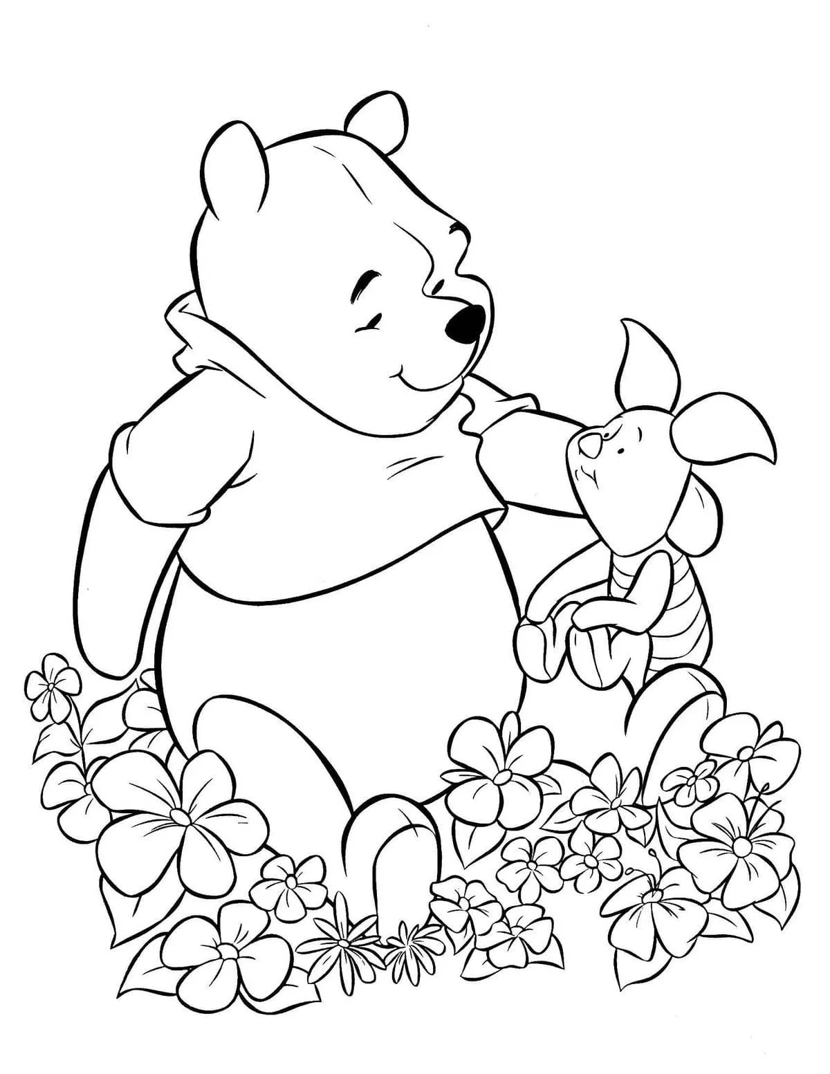 Dibujos para colorear e imprimir Winnie The Pooh