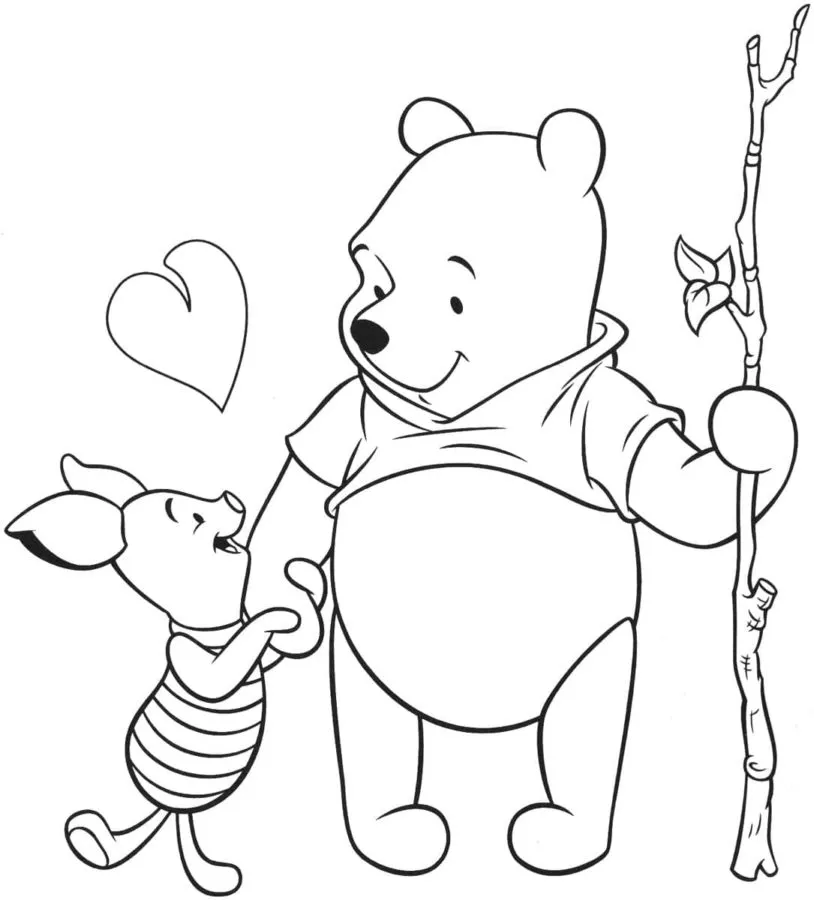 Dibujos para colorear e imprimir Winnie The Pooh