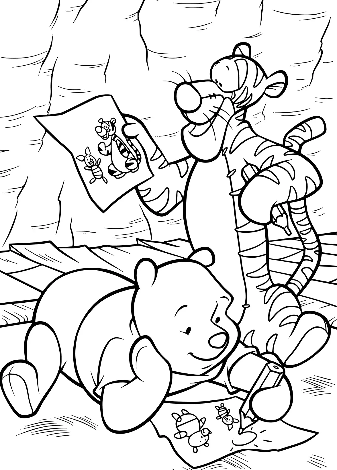 Dibujos para colorear e imprimir Winnie The Pooh