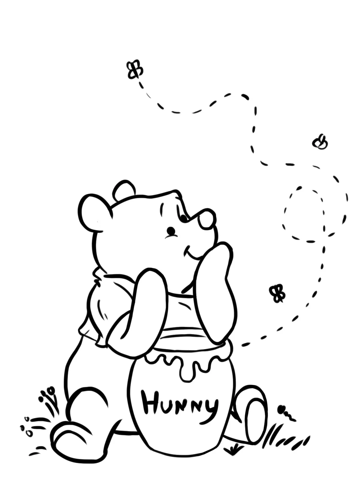 Dibujos para colorear e imprimir Winnie The Pooh