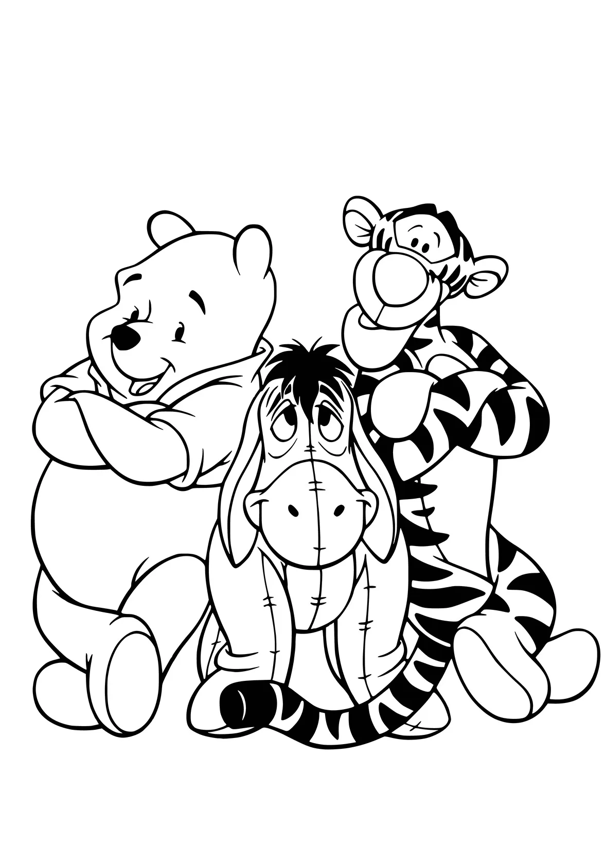 Dibujos para colorear e imprimir Winnie The Pooh