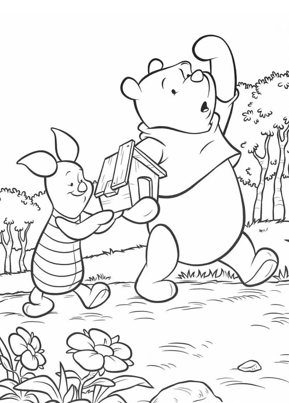 Dibujos para colorear e imprimir Winnie The Pooh