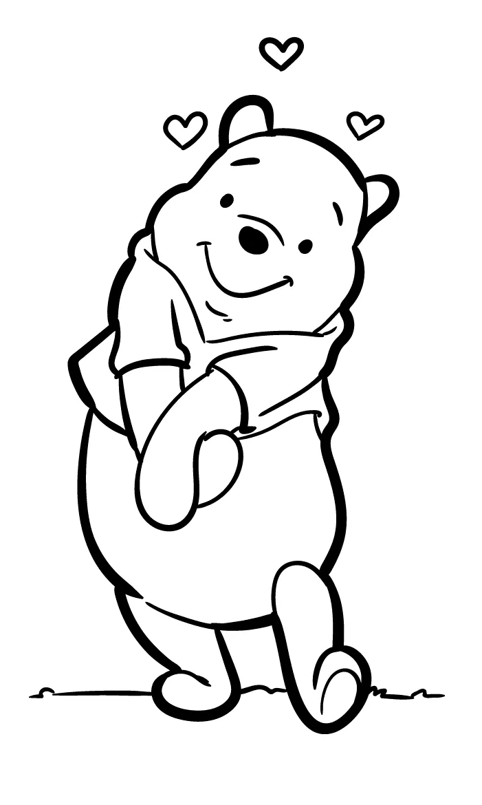 Dibujos para colorear e imprimir Winnie The Pooh